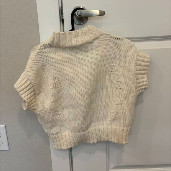 Anthropologie The Pippa Mock-Neck Sweater by Maeve: Extended Shoulder Edition - Picture 3 of 3